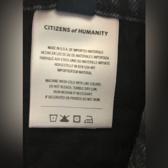 Citizens of Humanity Emerson in Whisper Gray Relaxed Sim Boyfriend Jeans Size 27 - Picture 8 of 15